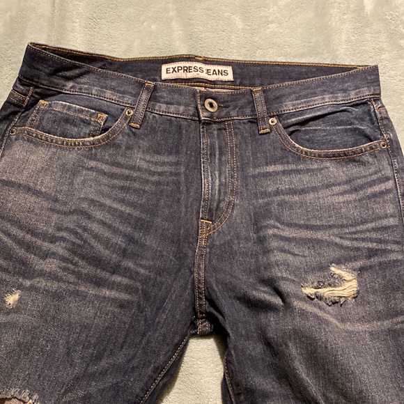 New Express jeans distressed - Picture 5 of 8